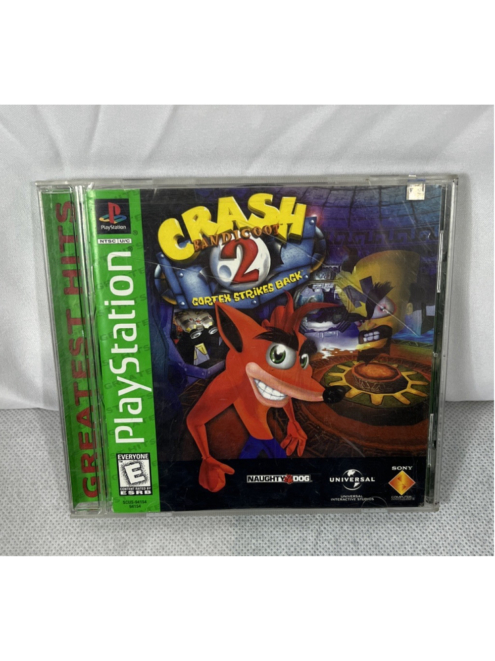 Crash Bandicoot 2: Cortex Strikes Back ( Sony PlayStation 1 PS1 2000) CIB Tested
